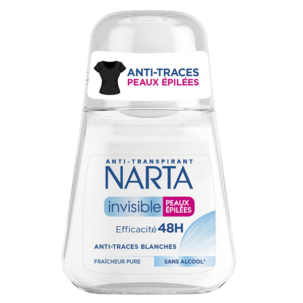 Invisible Peaux Epilées Déodorant Bille Femme Anti-Transpirant 48h 50ml 2