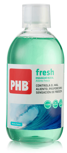 PHB Fresh Enjuague Bucal Menta Fresca 500 ml