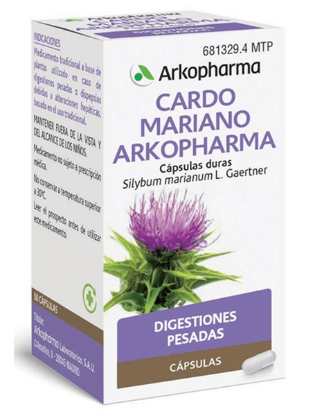 Arkopharma Cardo Mariano 50 Cápsulas