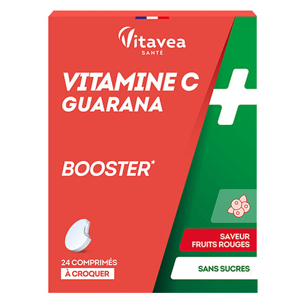 Vitamine C + Guarana Booster 24 comprimés à croquer 5