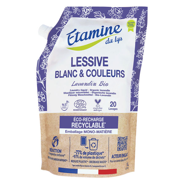 Ecorecharge Lessive liquide Lavande 1L
