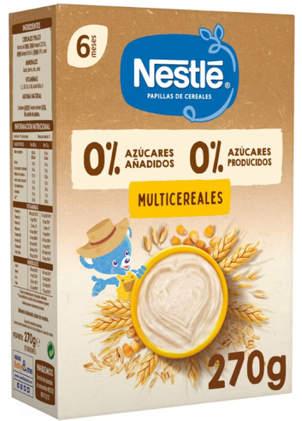 Nestlé Selección Naturaleza Multicereales +6m 270gr