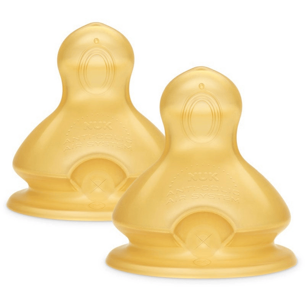 Nuk Tetina Látex Natural +6m Orificio Grande Talla 2 L Boca Ancha