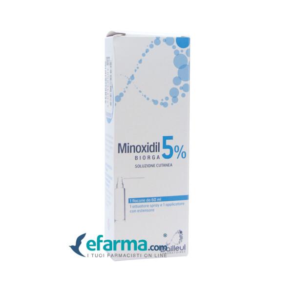 Minoxidil Biorga 5% Soluzione Cutanea 60 ml