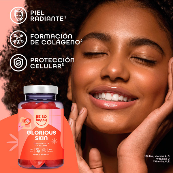 Be So Happy Glorious Skin Colágeno 210 Mg 60 Gominolas Veganas