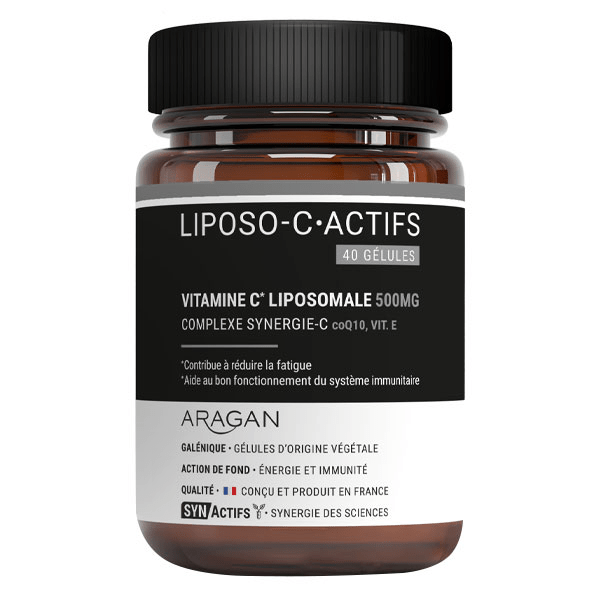 Aragan - - Liposo-C Actifs® - Energie - Vitamine C liposomale - 40 gélules 4