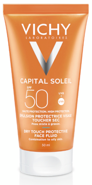 Vichy Capital Soleil Emulsión Facial Acabado Seco SPF50+ 50ml