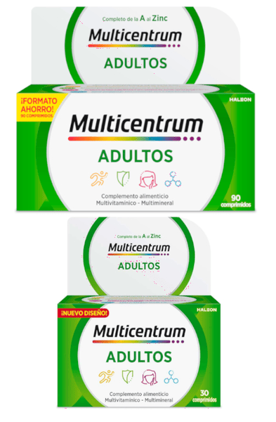 multicentrum adultos 90 comprimidos  30 comprimidos
