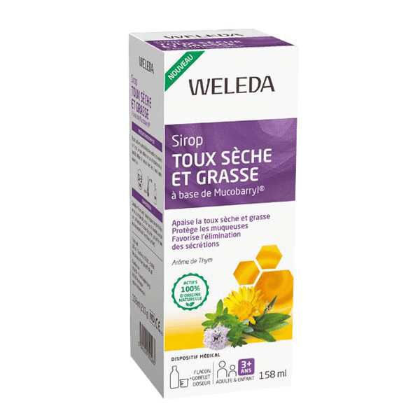Sirop toux sèche et grasse à base de Mucobarryl® 158ml 6