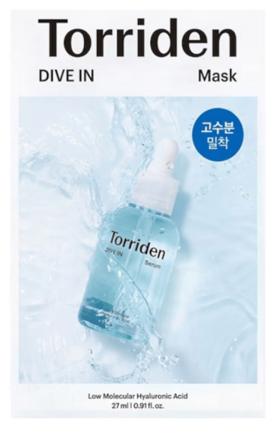 Torriden Dive-In Mascarilla Facial Ácido Hialurónico 1 ud