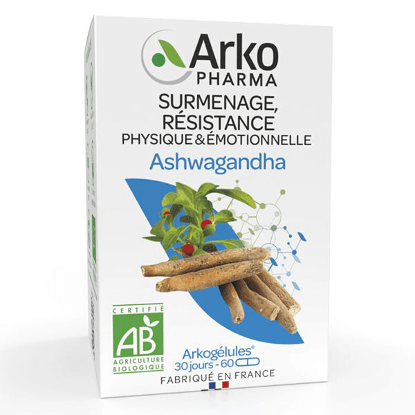 Arkogélules Ashwagandha Bio 60 gélules