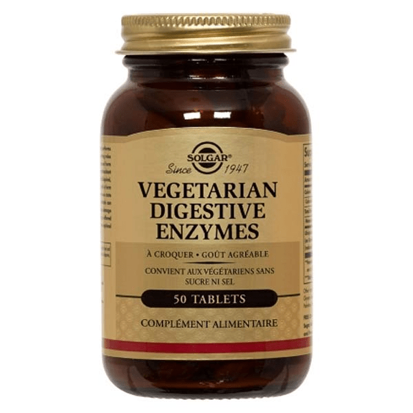 Vegetarian Digestive Enzymes 50 comprimés à croquer 3