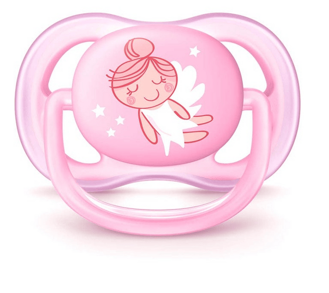 Avent Chupete Ultra Air Philips 0-6 Meses Rosa Hada 1 Ud