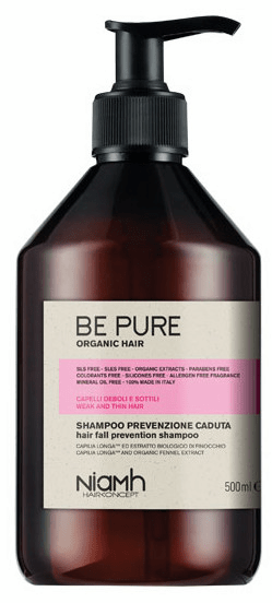 Be Pure Champú Anticaída Cabello Débil Y Fino 500 Ml