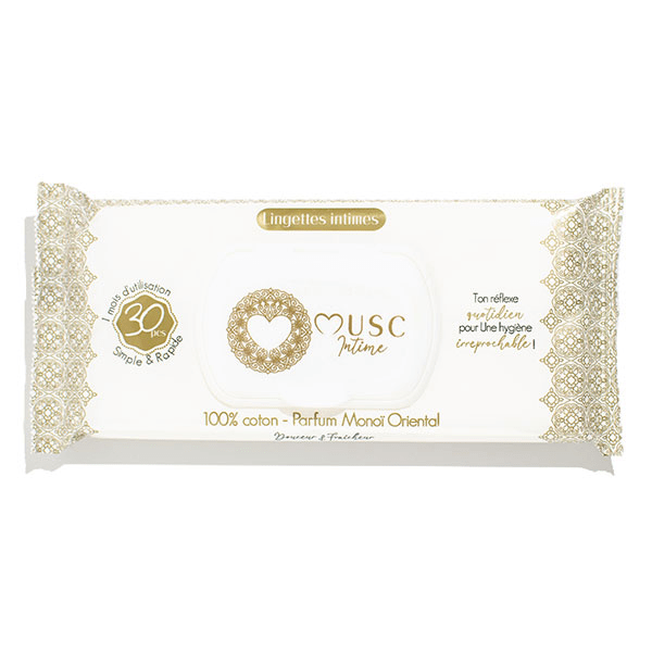Monoi Oriental - La rayonnante Lingettes Intimes 30 unités 3
