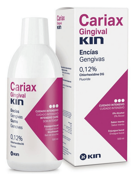 Kin Cariax Gingival Enjaugue Bucal 500 Ml