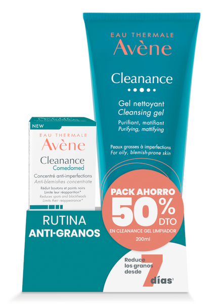 Avène Cleanance Comedomed 30 Ml + Gel Limpiador 200 Ml