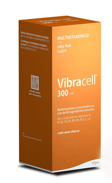 Vitae Vibracell Multivitamínico Con Más De 40 Frutas Y Verduras 300 Ml