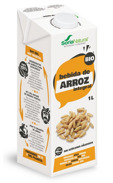 Soria Natural Bebida De Arroz Ecológica 1L