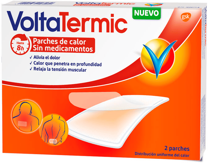 Voltatermic Parches de Calor Rectangulares 2 Uds
