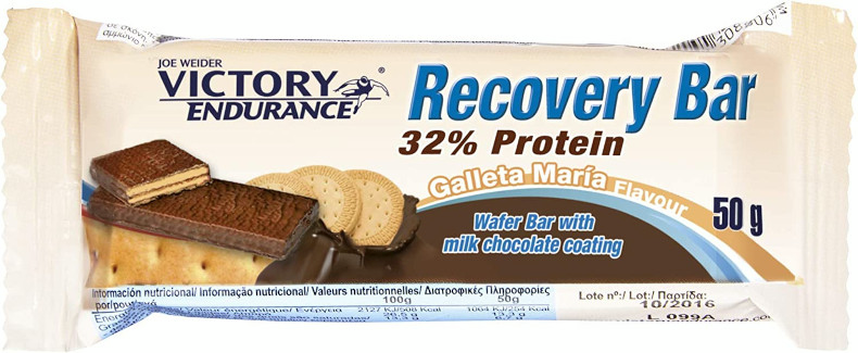 Victory Endurance Recovery Bar 32% Whey Protein Galleta 50g 1 Unidad