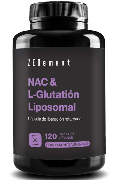 ZENement NAC y L-Glutatión Liposomal 120 Cápsulas Veganas