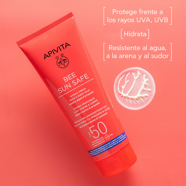 Apivita Bee Sun Safe Hydra Fresh Leche SPF50 100ml