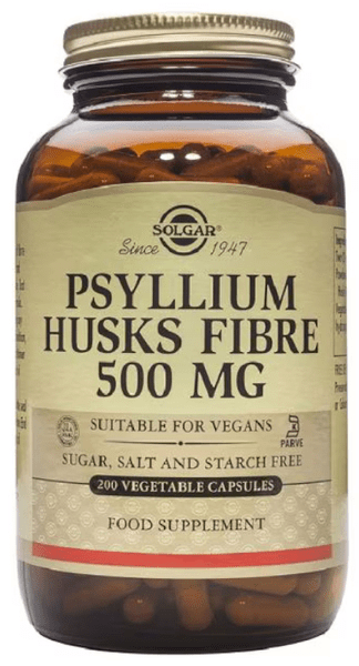 Solgar Psillium 500 Mg 200 Cápsulas Vegetales