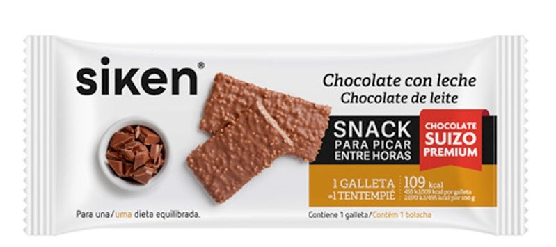 Siken Snack Galleta Chocolate Con Leche 22g