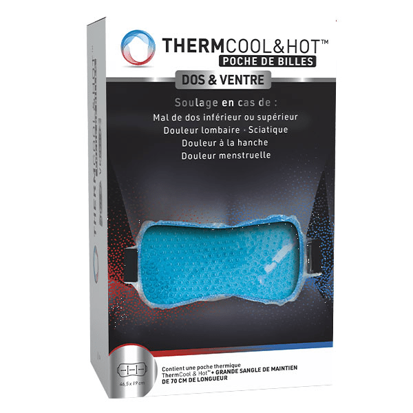 ThermCool&Hot Poche de Billes Dos et Ventre
