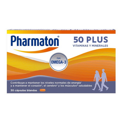 Pharmaton 50 Plus 30 Capsulas - Atida