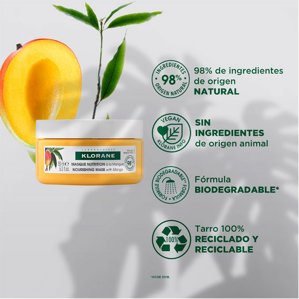 Klorane Mascarilla Nutritiva A La Manteca De Mango 150ml