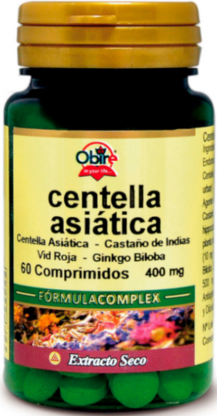 Obire Centella Asiática Complex 400 Mg 60 Comprimidos