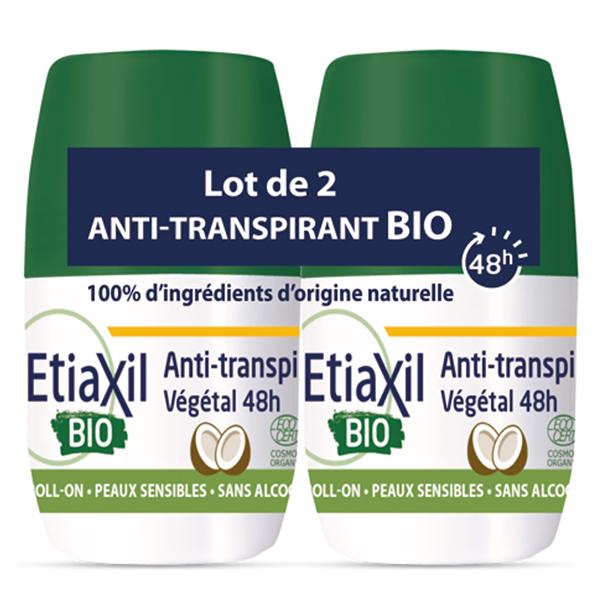 Déodorant Anti-transpirant Végétal bio 48h Lot de 2 x50ml 4