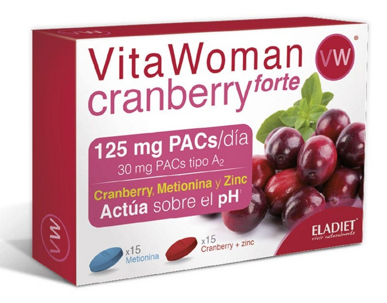 Eladiet VitaWoman Cranberry Forte 30 Comprimidos