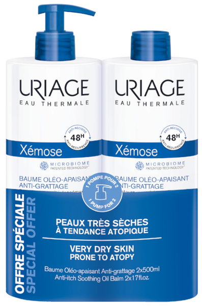 Uriage Xémose Bálsamo 2x500 Ml