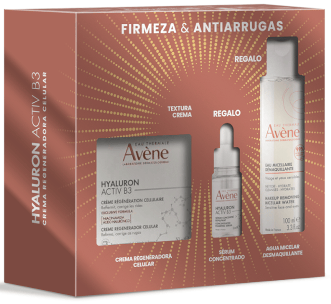 Avène Hyaluron Activ B3 Crema 40 ml + Agua Micelar 100 ml + Sérum 10 ml