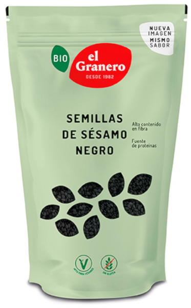 El Granero Integral Semillas De Sésamo Negro BIO 200g