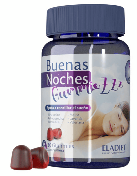 Eladiet Buenas Noches 30 Gummies Sabor Mora