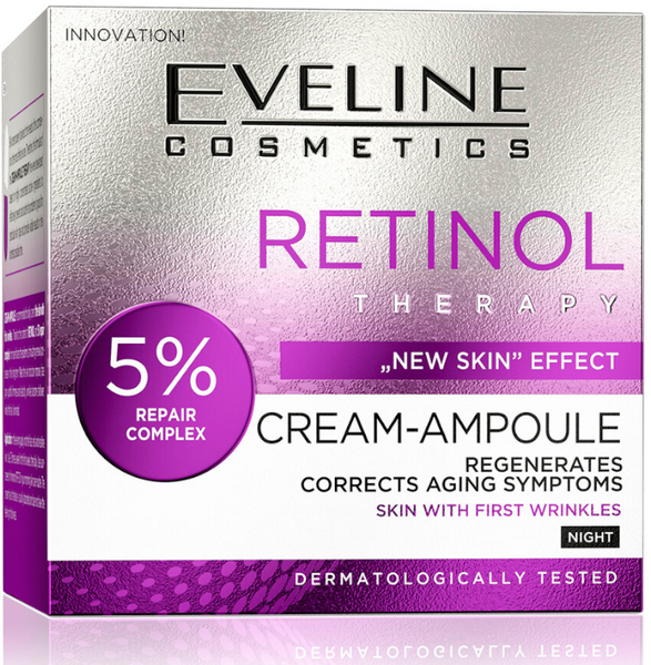 Eveline Cosmetics Crema-Ampolla Retinol Noche 50 Ml