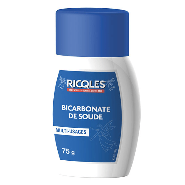 Bicarbonate de soude,  75 g 2