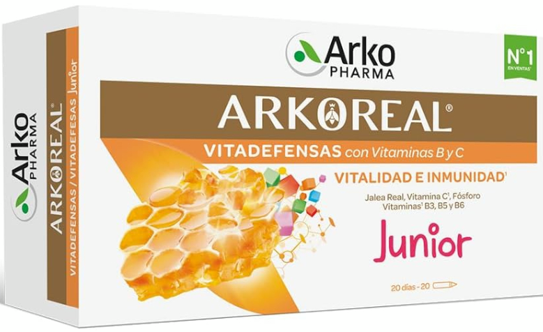 Arkopharma Arkoreal Jalea Real Vitadefensas Junior 20 Ampollas