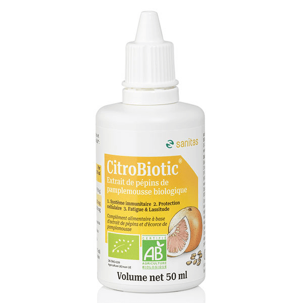 Citrobiotic Extrait de Pépins de Pamplemousse Bio 50ml 3