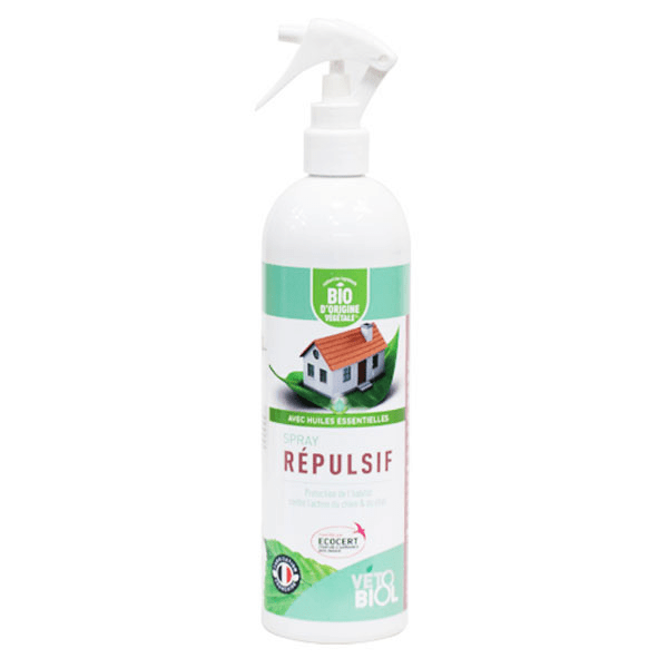 Comparer les prix de Vétobiol Spray Répulsif bio 500ml