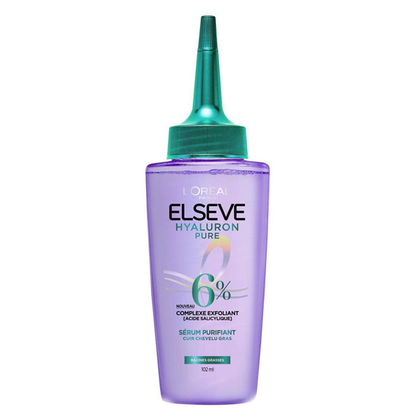 Elseve Hyaluron Pure Sérum Purifiant Cuir Chevelu Gras 102ml