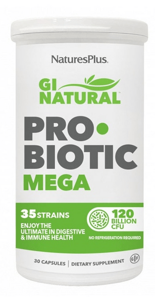 Nature's Plus Probiótico Mega GI-Natural 30 Cápsulas