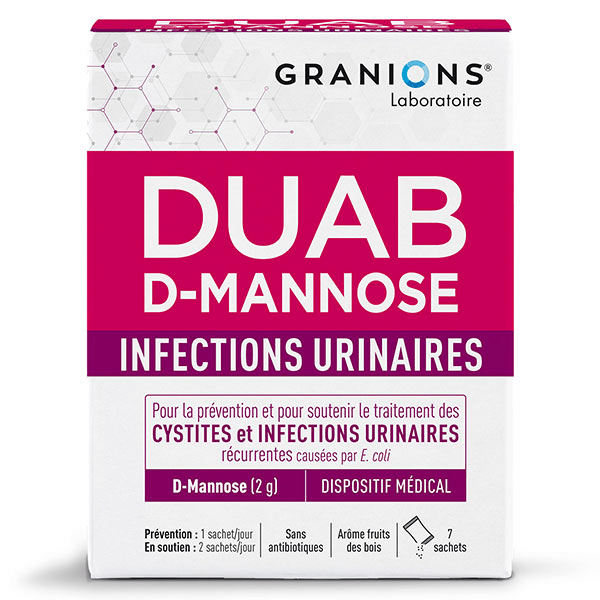 Granions Duab D-Mannose Infections Urinaires Cystites 7 sachets 4