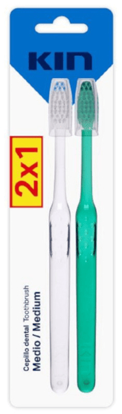 Kin Cepillo Dental Medio 2x1