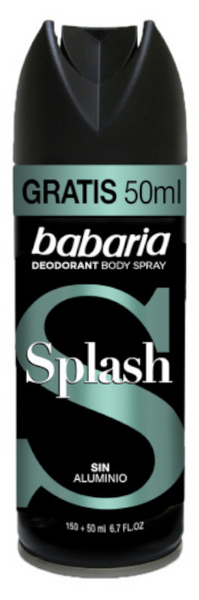 Babaria Desodorante Body Spray Splash Men 200ml