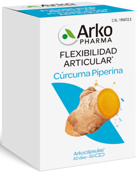 Arkopharma Negra 10 X Arkocápsulas Cúrcuma 80 Cápsulas - Imagen 3
